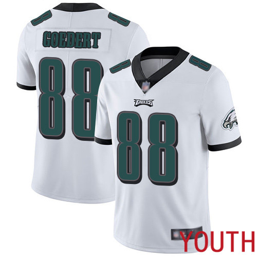 Youth Philadelphia Eagles #88 Dallas Goedert White Vapor Untouchable NFL Jersey Limited Player Football->youth nfl jersey->Youth Jersey